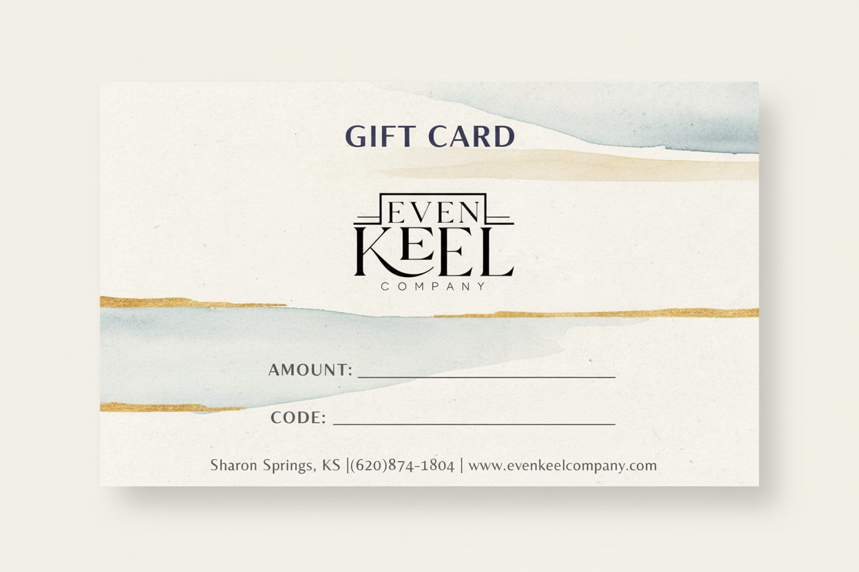 Even Keel Co. Gift Certificate