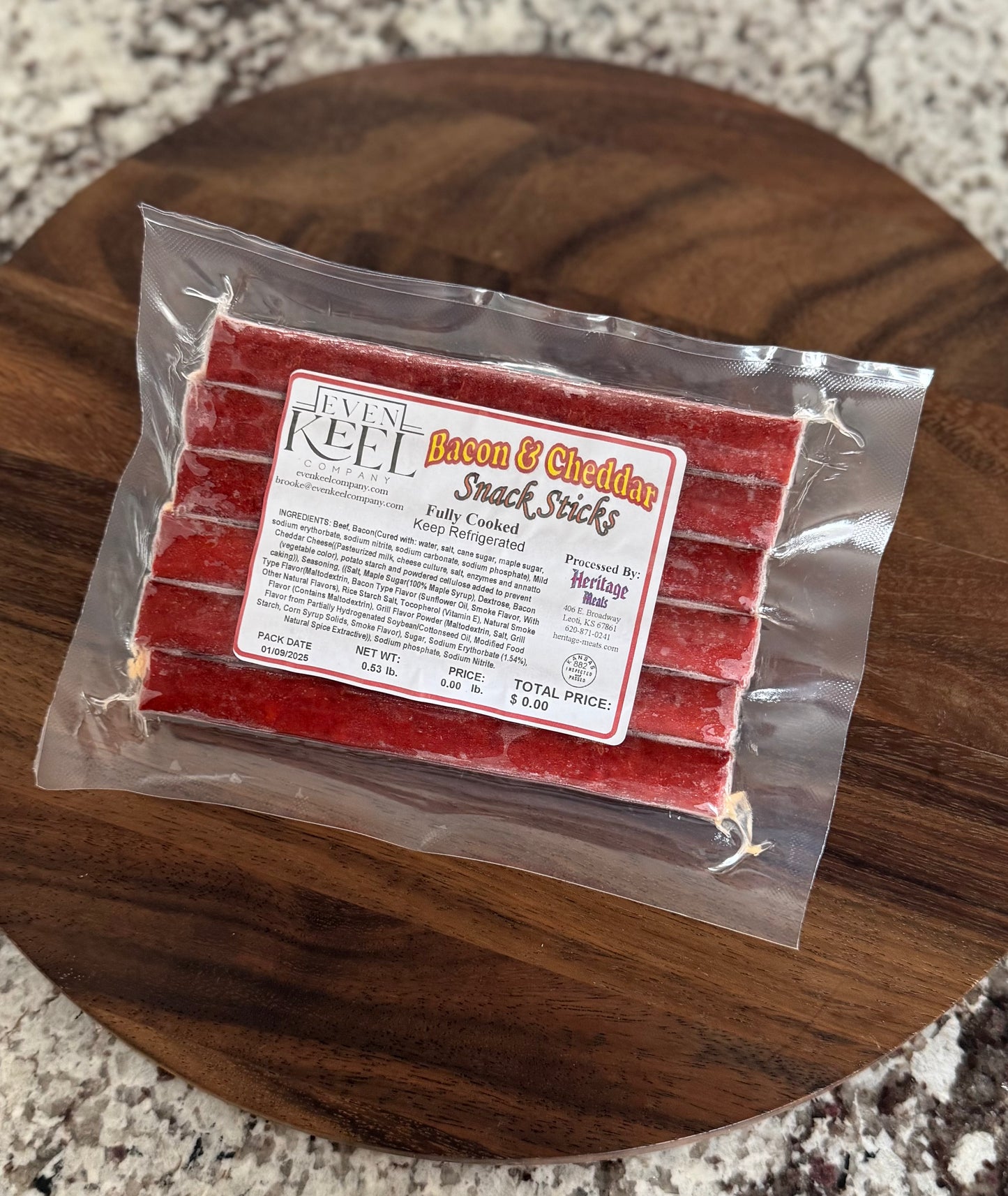Bacon & Cheddar Snack Sticks