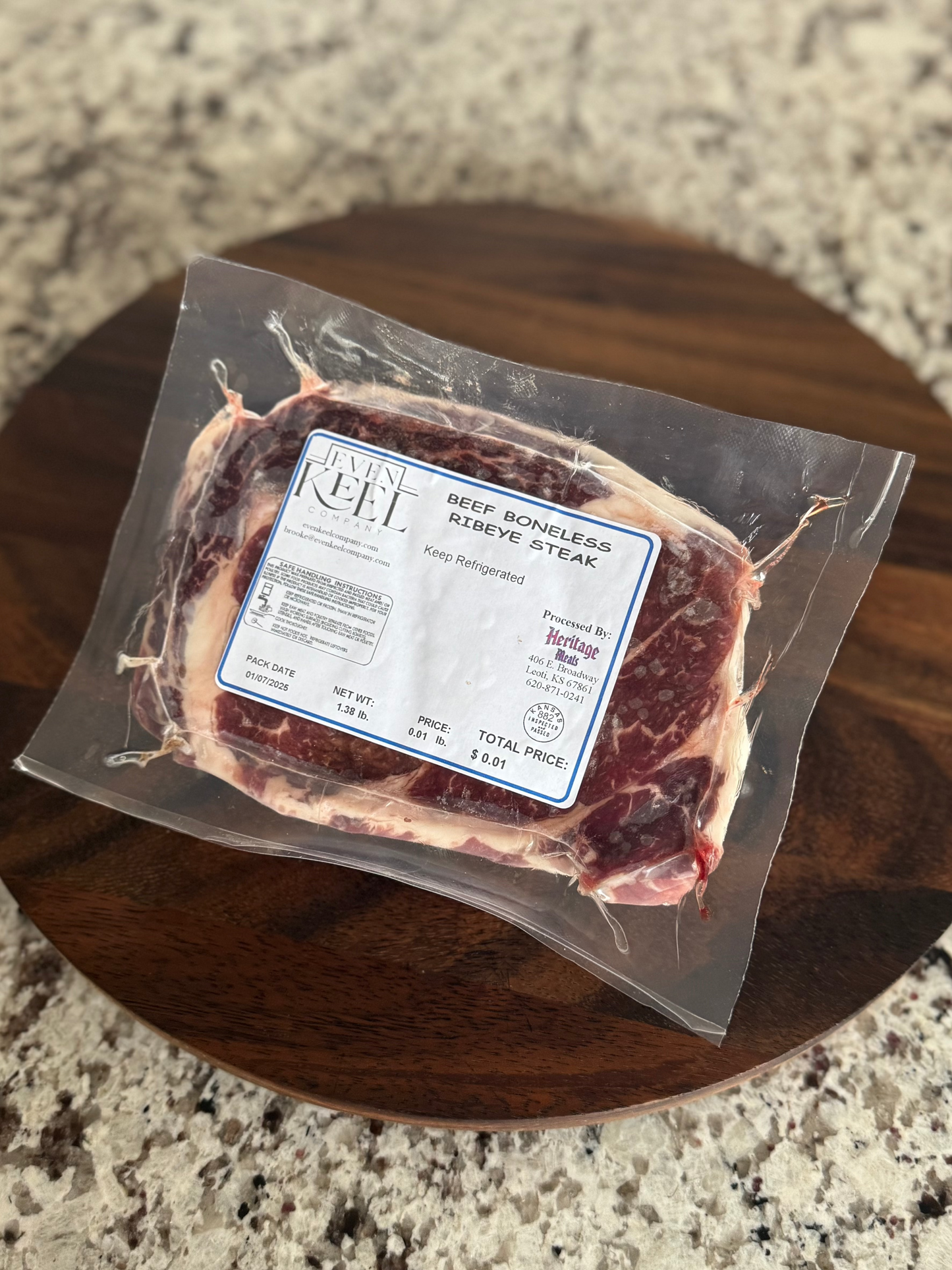Beef Boneless Ribeye Steak
