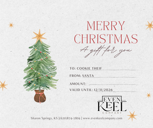 Even Keel Co. Gift Certificate